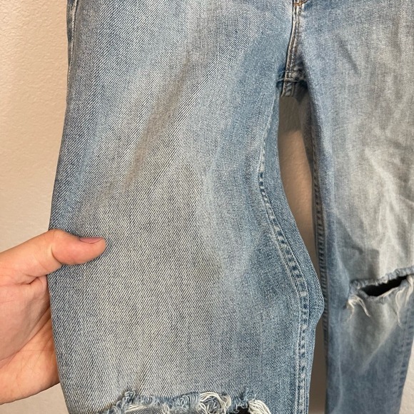 MOTHER The Tomcat Ankle Distressed Denim Jeans The Problem With Miracles 25 - Picture 13 of 16